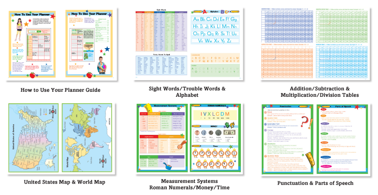 primary planner reference pages